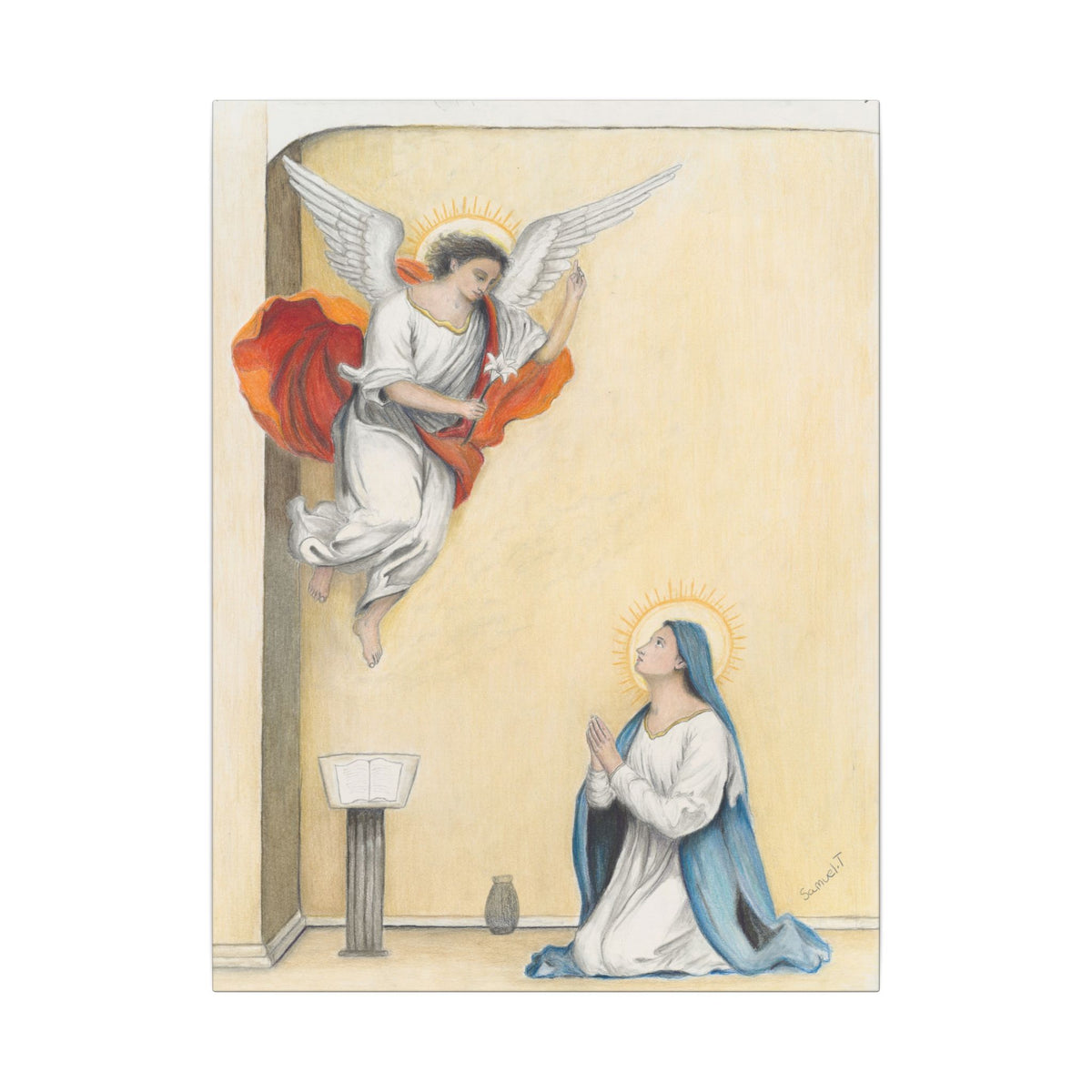 The Annunciation of The Virgin Mary Printify