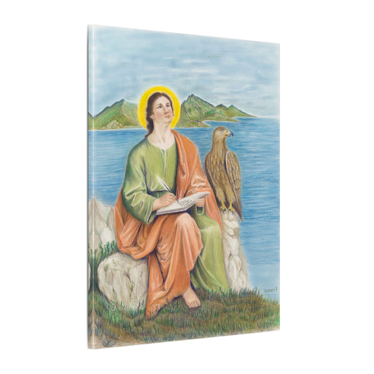 Saint John Receiving Divine Revelation on Patmos