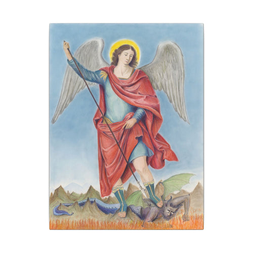 Saint Michael Vanquishing Satan Printify