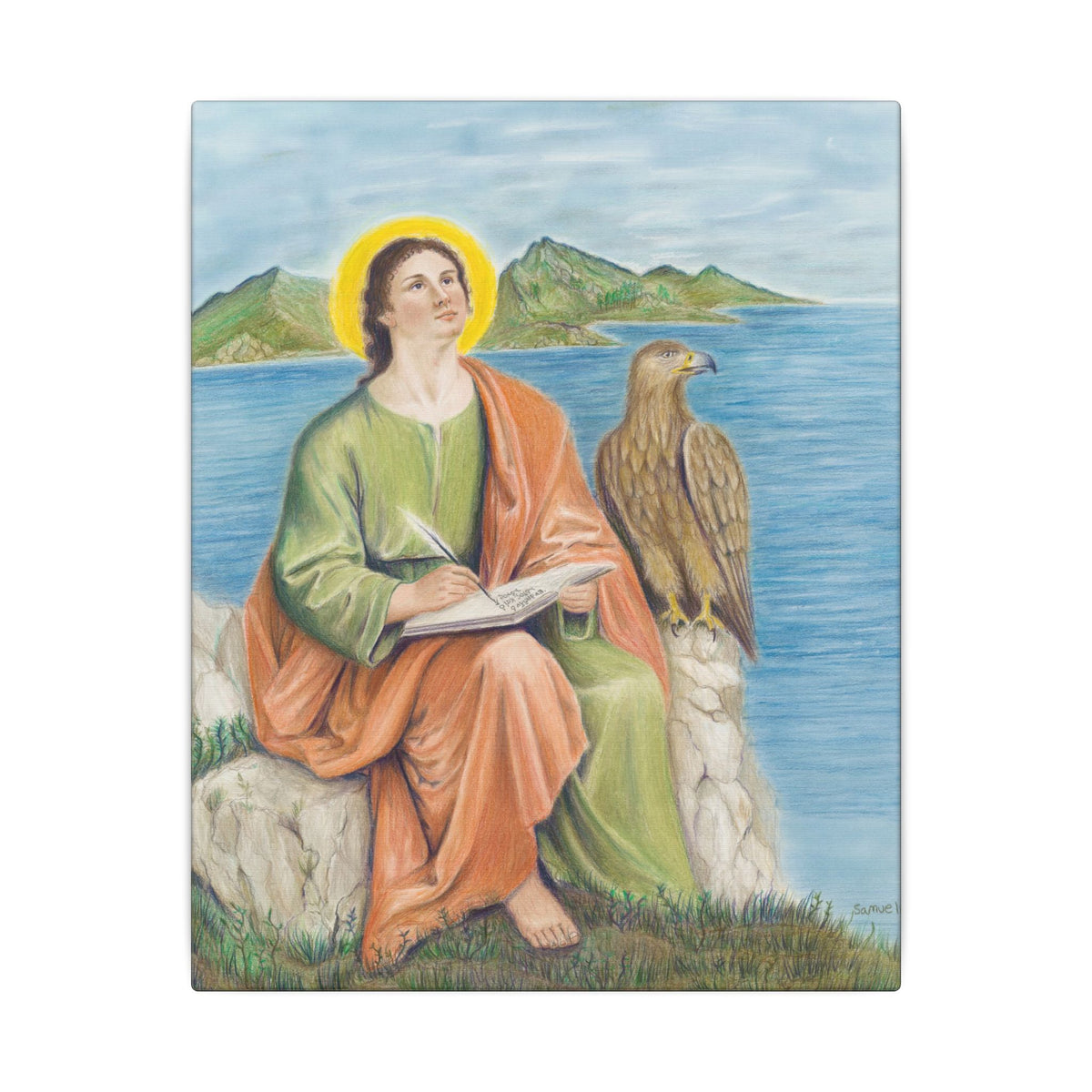 Saint John Receiving Divine Revelation on Patmos