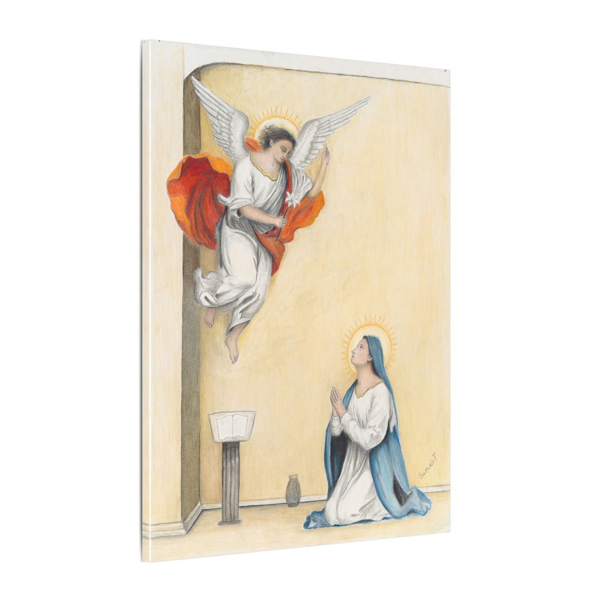 The Annunciation of The Virgin Mary Printify