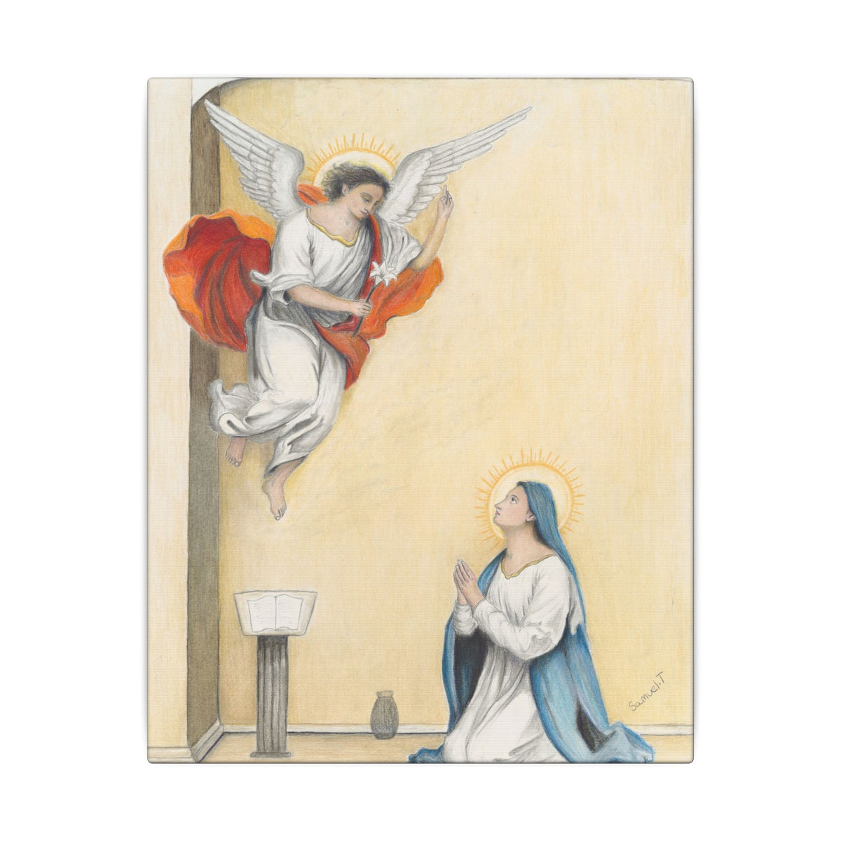 The Annunciation of The Virgin Mary Printify