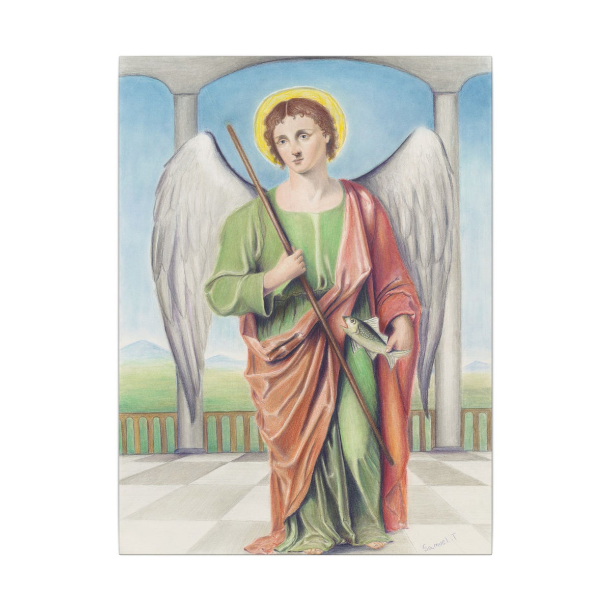 Saint Raphael the Archangel Printify