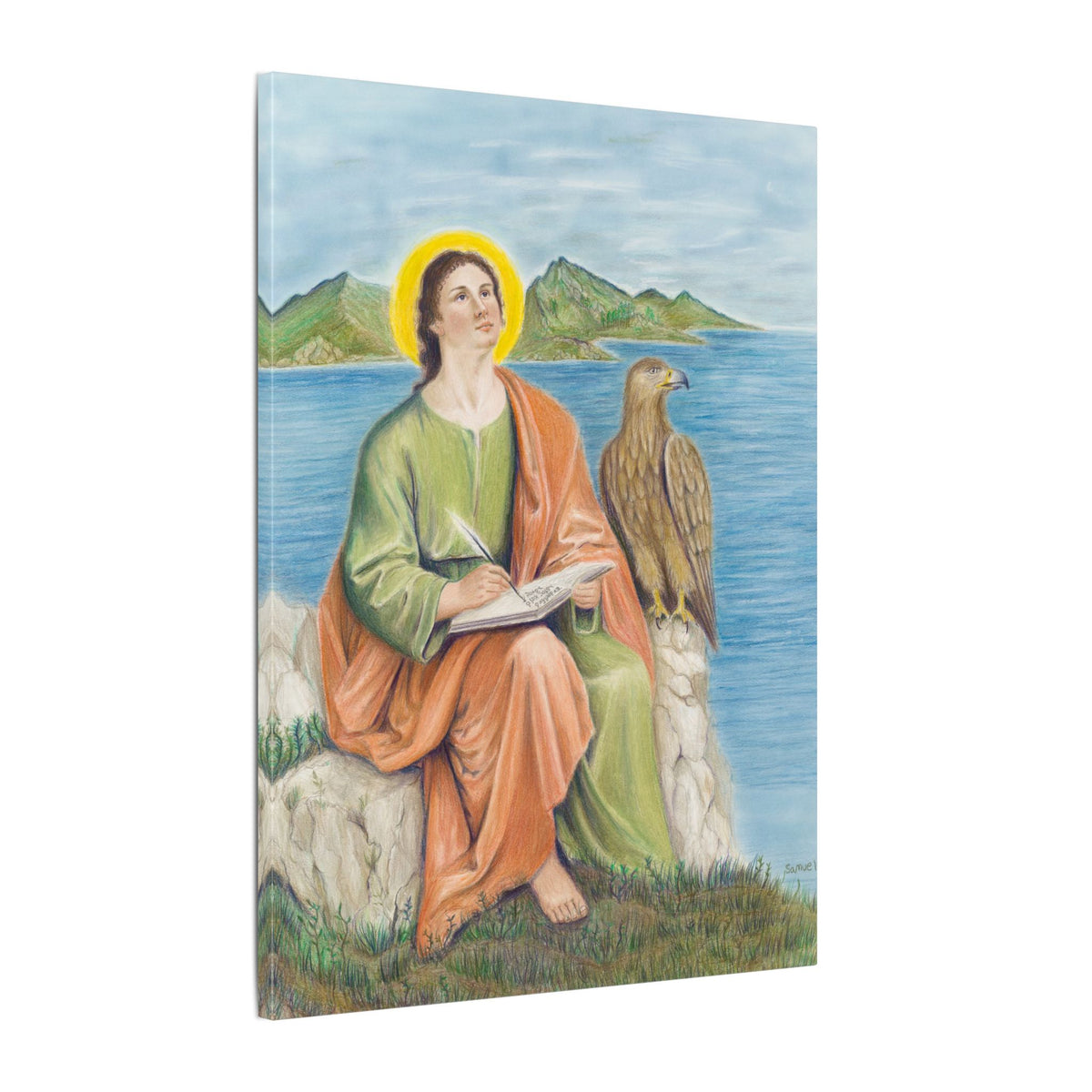Saint John Receiving Divine Revelation on Patmos