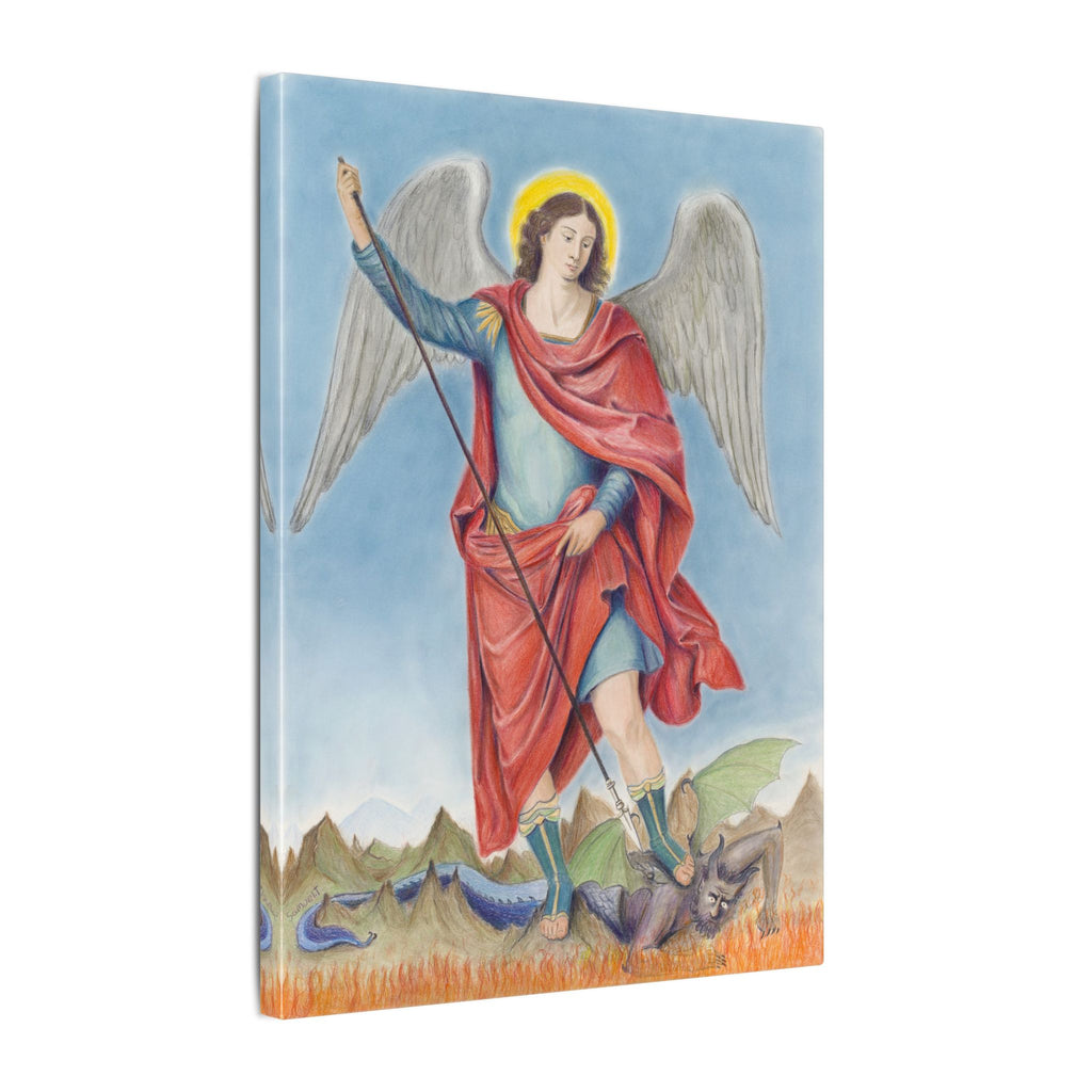 Saint Michael Vanquishing Satan Printify