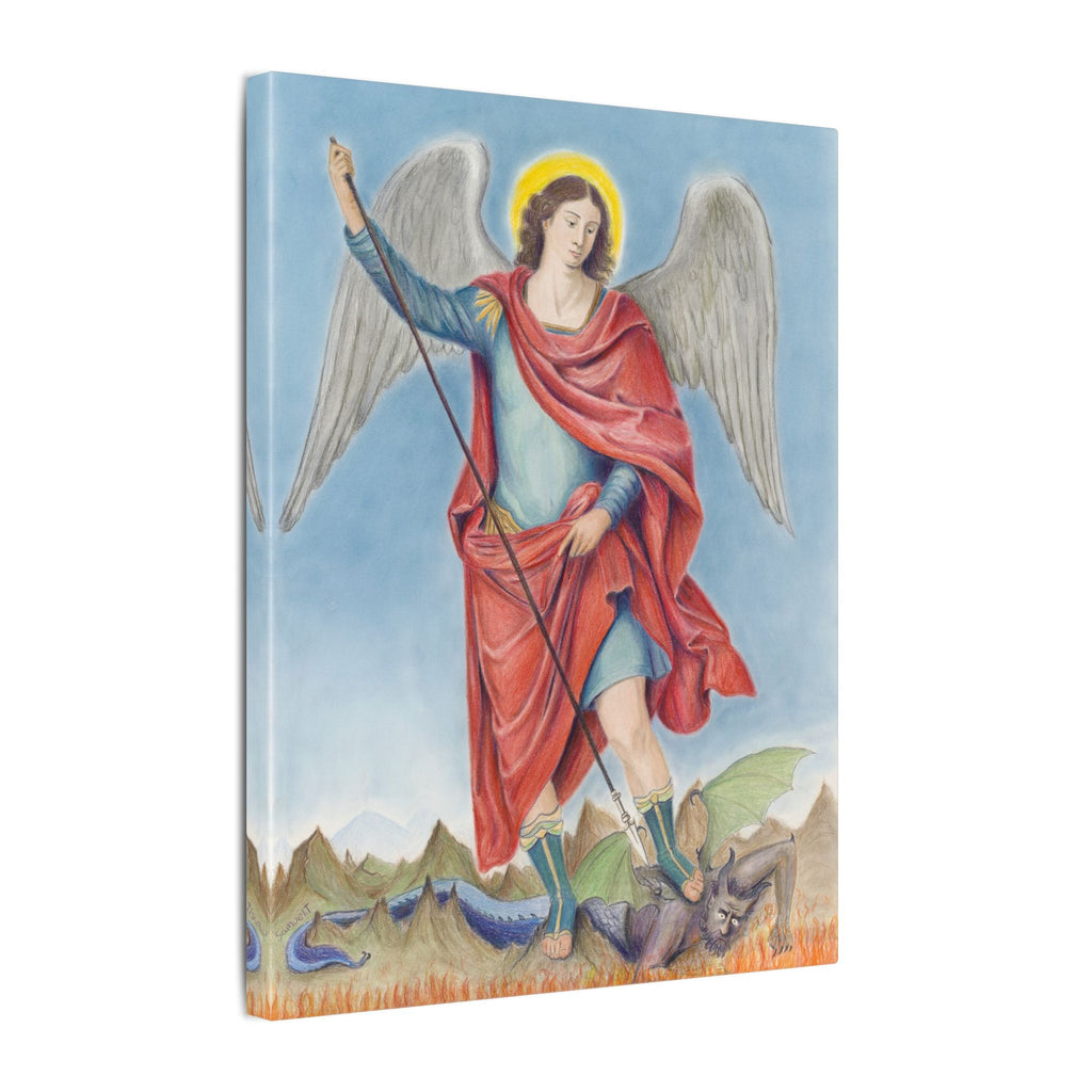 Saint Michael Vanquishing Satan Printify