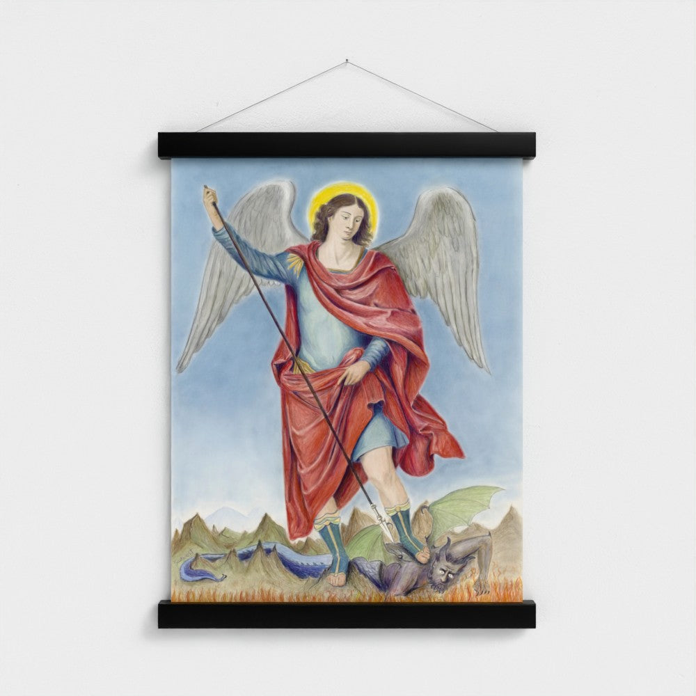Saint Michael Vanquishing Satan LumaPrints